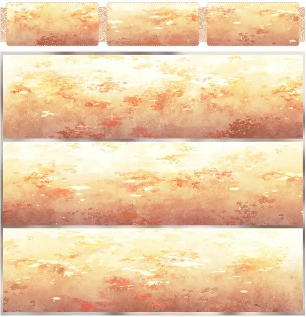 Decorative tape with shimmering autumn light and shadow textured pattern by Shroomi