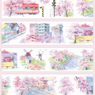 Cherry Blossom floral decorative tape design