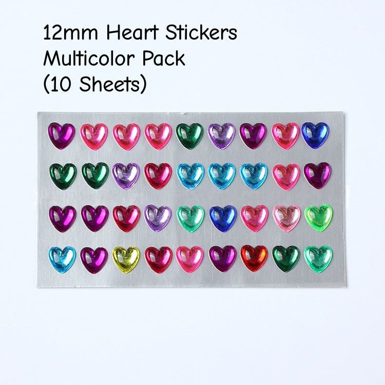 Heart decorative sticker collection