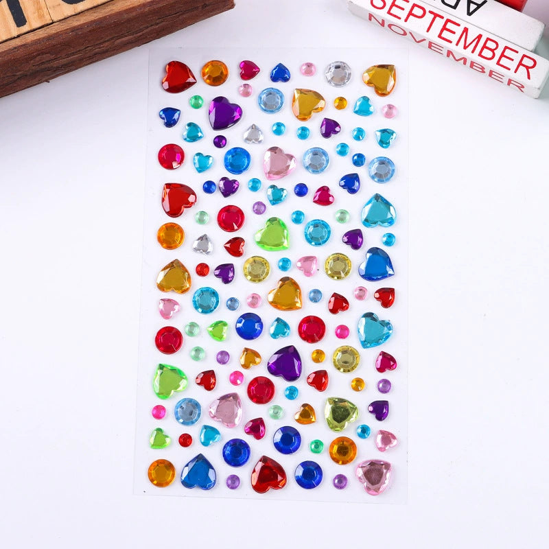 Acrylic decorative sticker collection