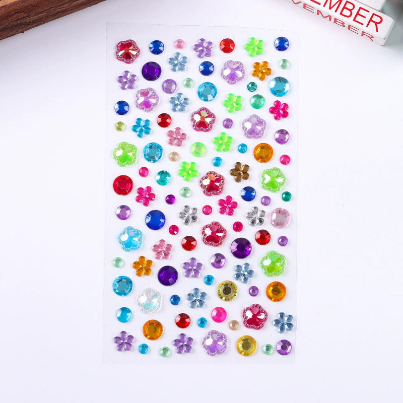 Acrylic decorative sticker collection