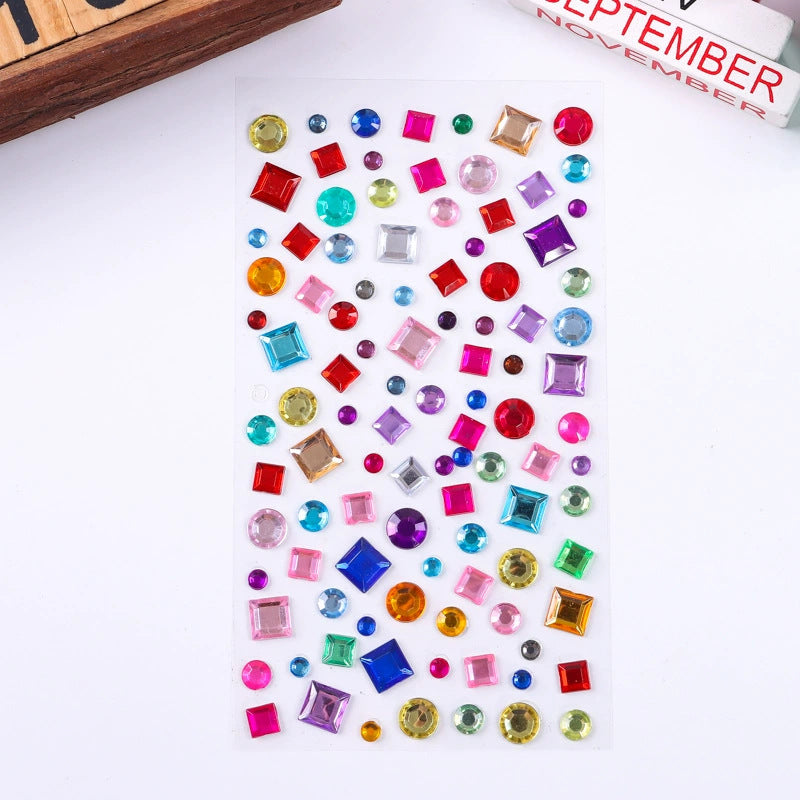Acrylic decorative sticker collection