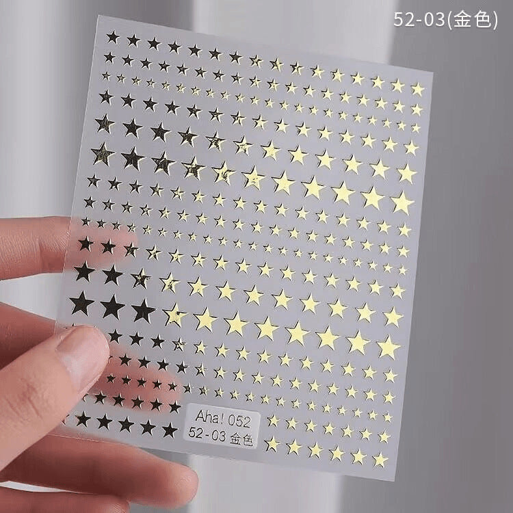 玉虫色ステッカーシート - スタイルミックス（5枚パック）