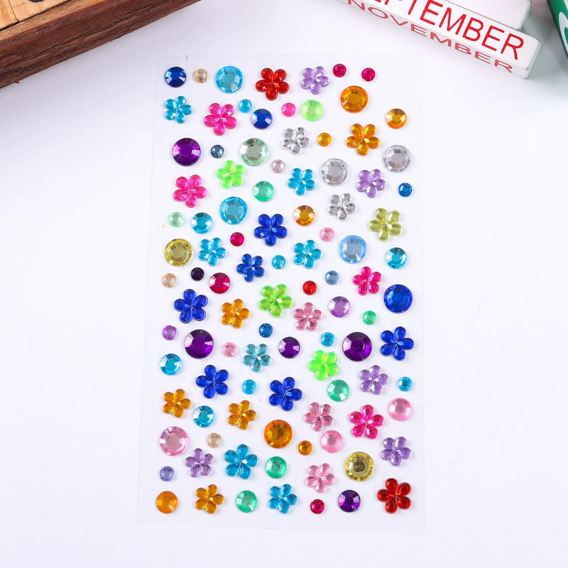 Acrylic decorative sticker collection