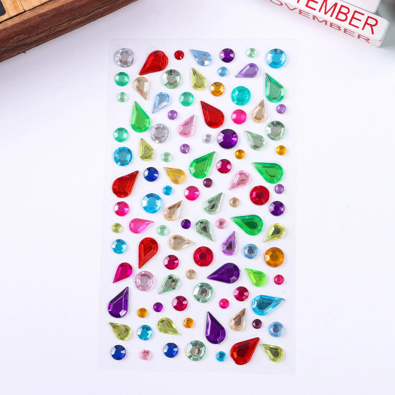 Acrylic decorative sticker collection