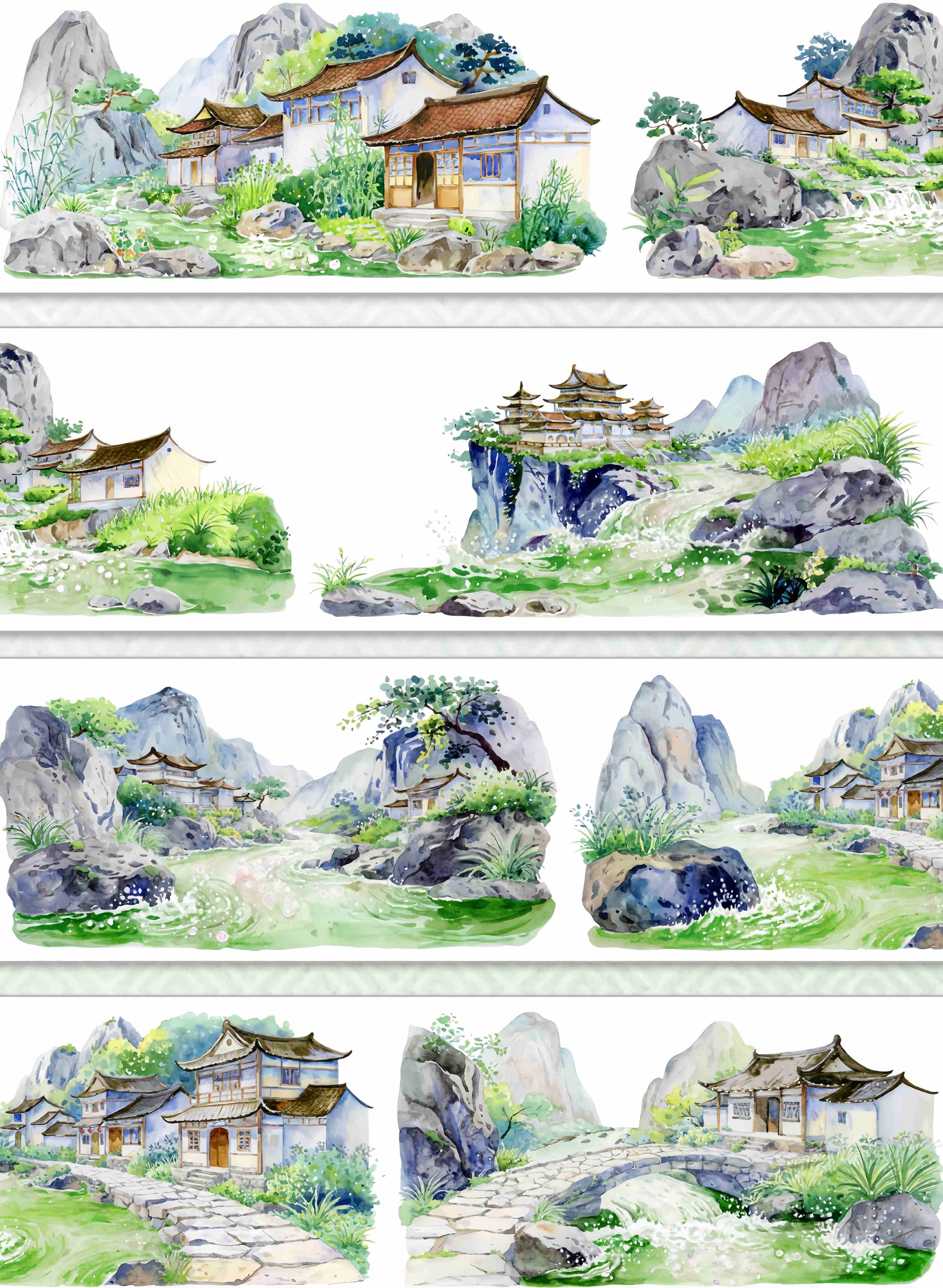 Mountain dwelling design, roll view