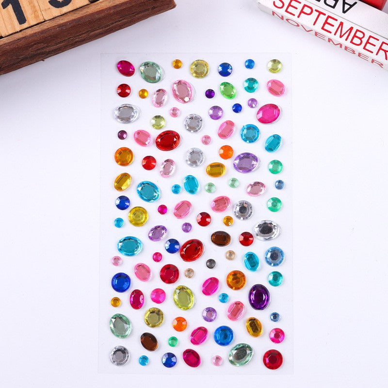 Acrylic decorative sticker collection