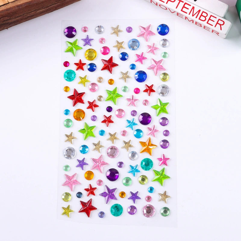 Acrylic decorative sticker collection