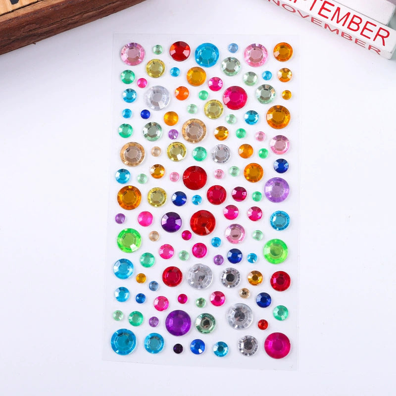 Acrylic decorative sticker collection