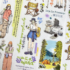 Spring Outdoors Character PET Tape 4 Styles - Shroomi