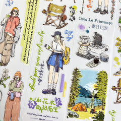 Spring Outdoors Character PET Tape 4 Styles - Shroomi