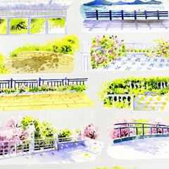 Spring Serenity Balcony PET Tape - Shroomi