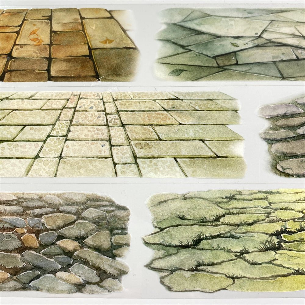 Stone Pathway PET Tape - Shroomi