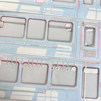 Train Carriage Window PET Tape - Shroomi