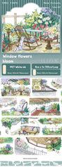 Window Garden View PET Tape - Shroomi