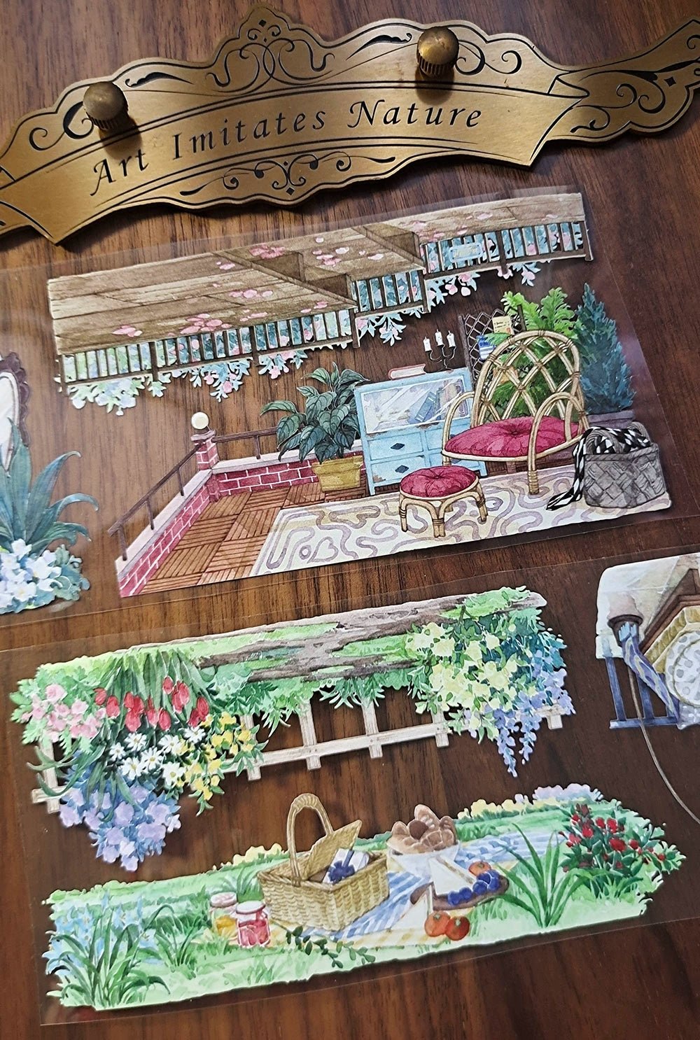 Window Garden View PET Tape - Shroomi